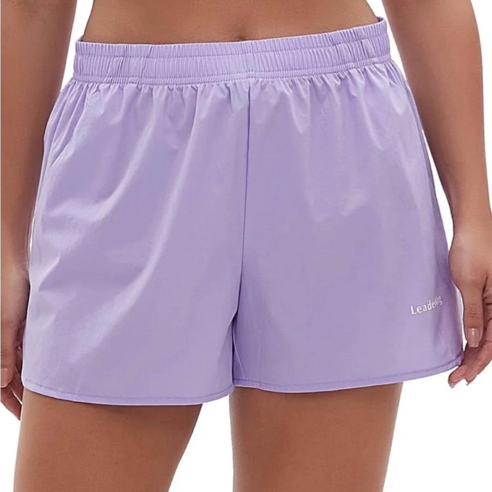 Lavender Elastic-Waist Women’s Shorts